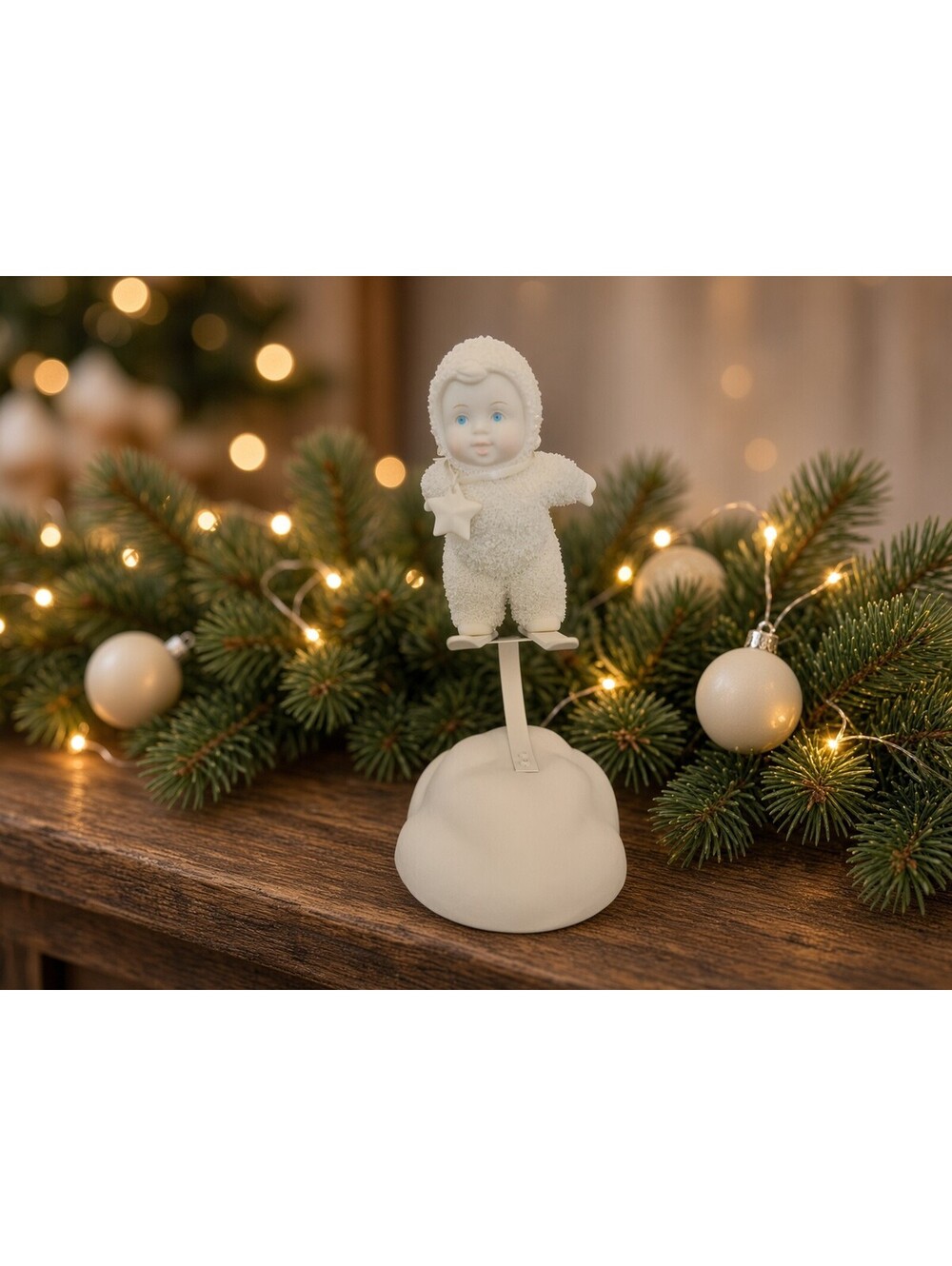 Department 56 Snowbabies Reach For New Heights 69954 Skiing Figurine